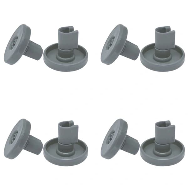 Diskmaskinshjulspaket, 8 delar, mörkgrå, AEG, Privileg, Zanussi, 40mm.