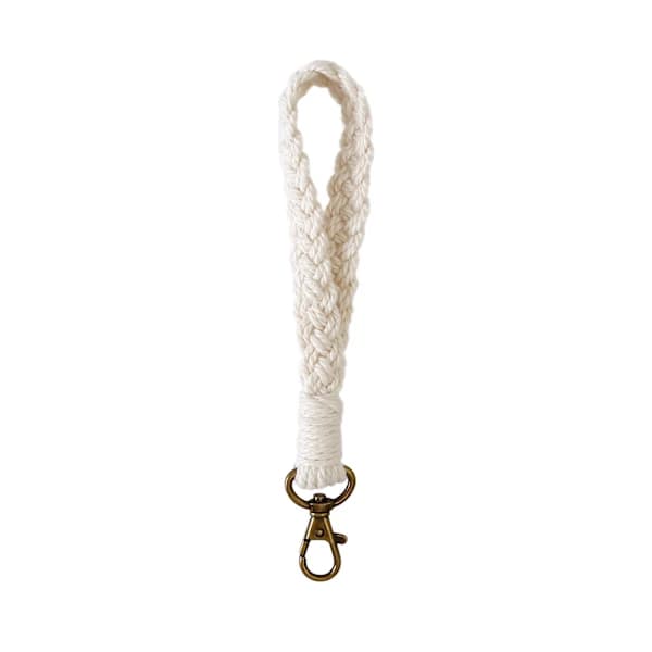 Makrame Nøglering Håndledsrem Nøglering Boho Armbånd Nøglering til Kvinder Nøglering Armbånd Kvinde Gaver