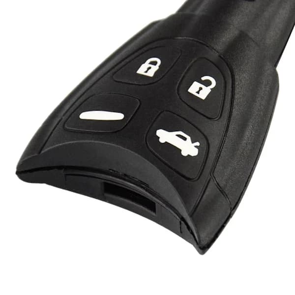 Nøkkelhus/alarmboks med 4 knapper for Saab 9-3 og 9-5