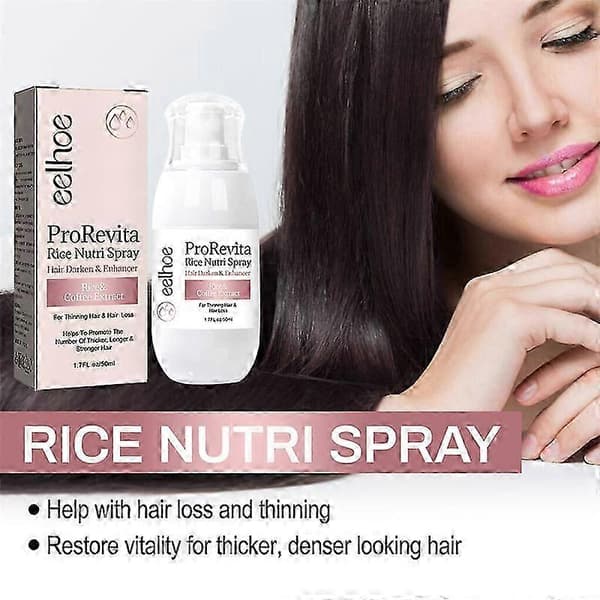 1-3X Zephta H-Regrow 2.0, Zephta Hårgenvækst, Prorevita Ris Nutri Spray, til hår 1 pc