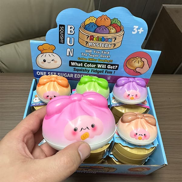 Den originale mystiske dumplingen Galaxy EditionViral Squishy B - Enhjørning Dumpling - Tilfeldig farge