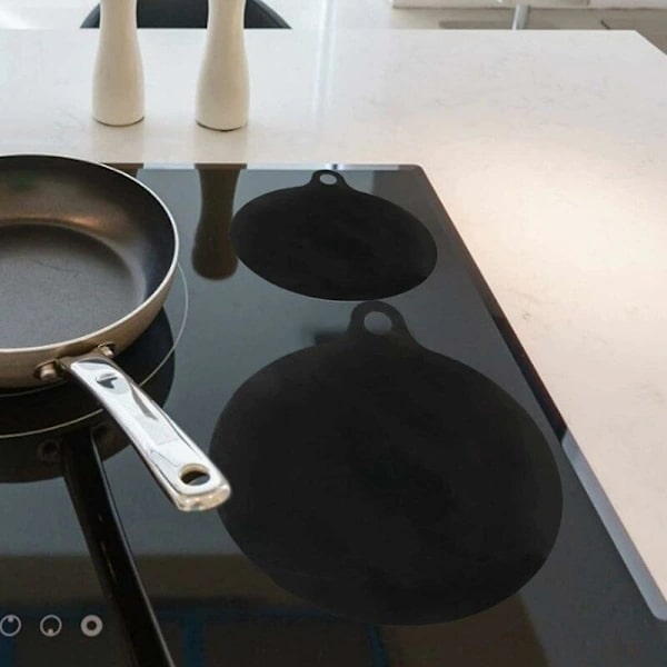 Skyddsmattor för induktionshäll, 4-pack, halkfria mattor, silikonmaterial.
