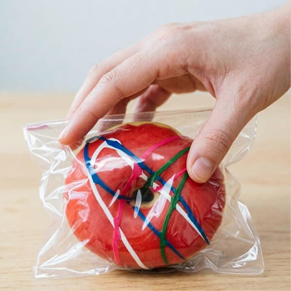 Simuleret Donut Klemmelegetøj - Blødt Strækbart & Langsom Rebound - til Stresslindring Ny Ankomst Red