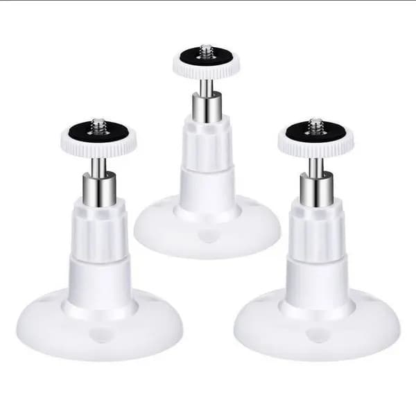 (4-pack) Vägg-/takfäste för säkerhetskamera inomhus/utomhus – Justerbart fäste kompatibelt med Arlo, Arlo Pro och andra kompatibla modeller (vit)