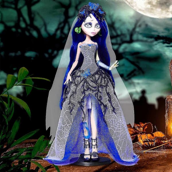 Monster.high Tim Zombie Bride Emily Skullector Doll - Ny Ankomst