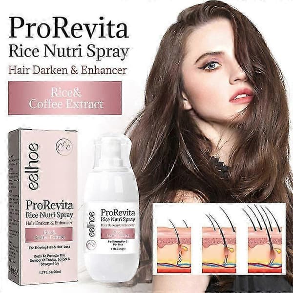 1-3X Zephta H-Regrow 2.0, Zephta Hårgenvækst, Prorevita Ris Nutri Spray, til hår 2 pcs
