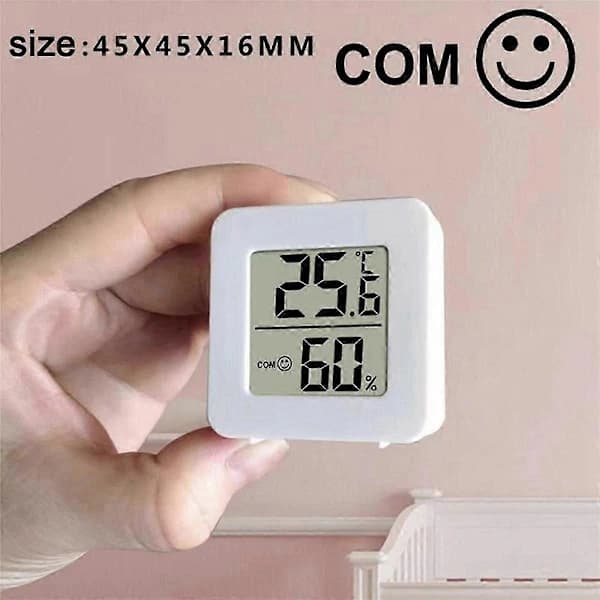 10X Mini Indendørs Termometer LCD Digital Temperatur Rum Hygrometer Måler Sensor Fugtighedsmåler Hjem_Kvalitetsgaver