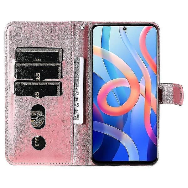Xiaomi Redmi Note 11 5G Plånboksfodral, Premium PU-läder, Magnetisk Stängning