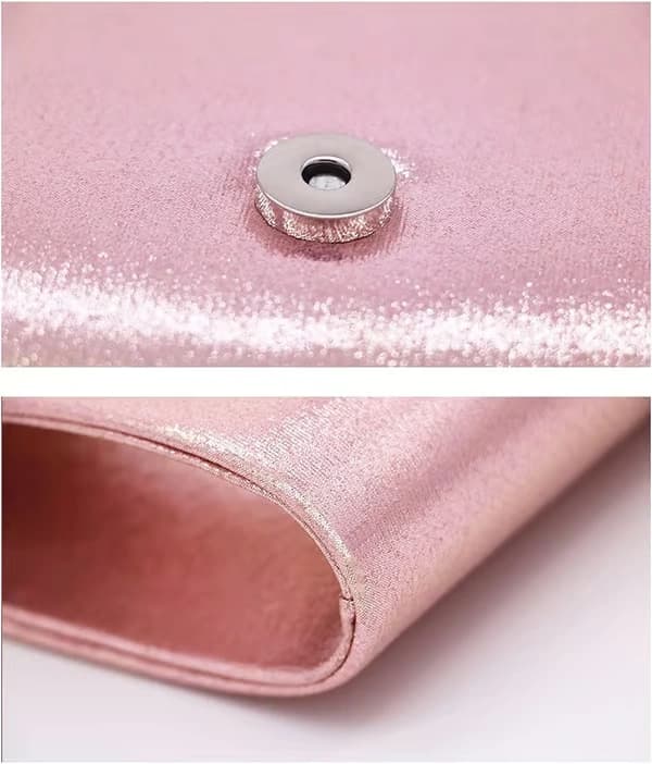 Clutch - för kvinnor - axelväska - glitter - aftonväska - glittersilver - damväskor - damernas aftonväska - glitter