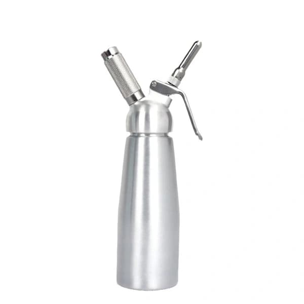 Håndholdt flødesifon, 500 ml, med 3 dyser i rustfrit stål.