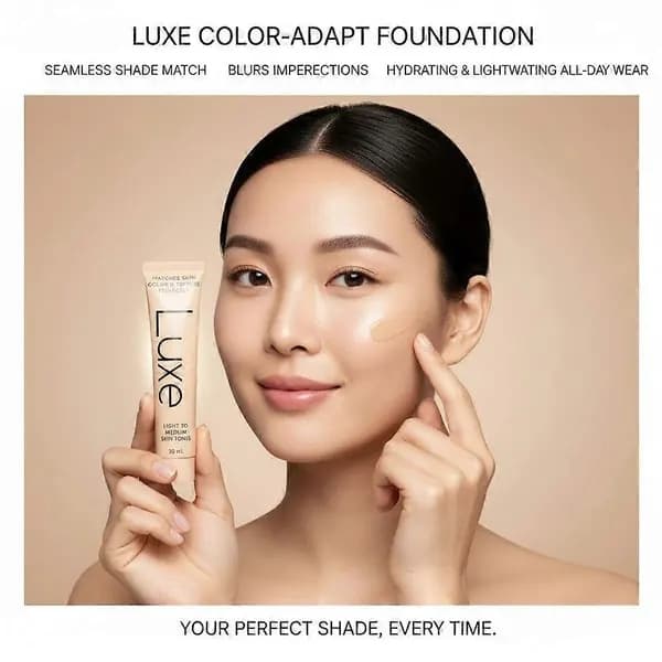 Luxe Perfekt Matcher Hudtone og Tekstur 30ml Fargeendrende Foundation Medium