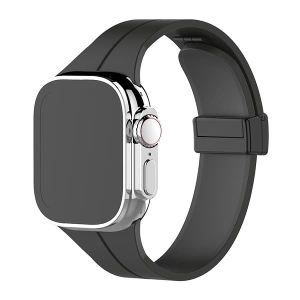 20 mm armbånd til Garmin Venu/Venu Sq/Venu Sq 2/Venu 2 Plus, med magnetisk foldefunksjon.