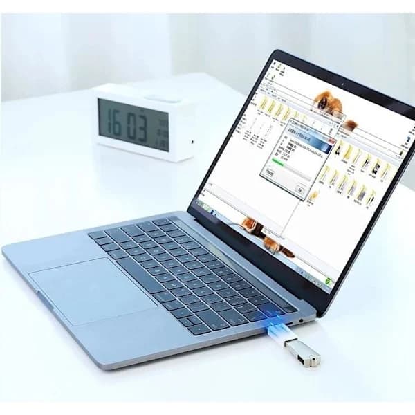 Høyhastighets USB-C til USB 3.0-adapter (svart)