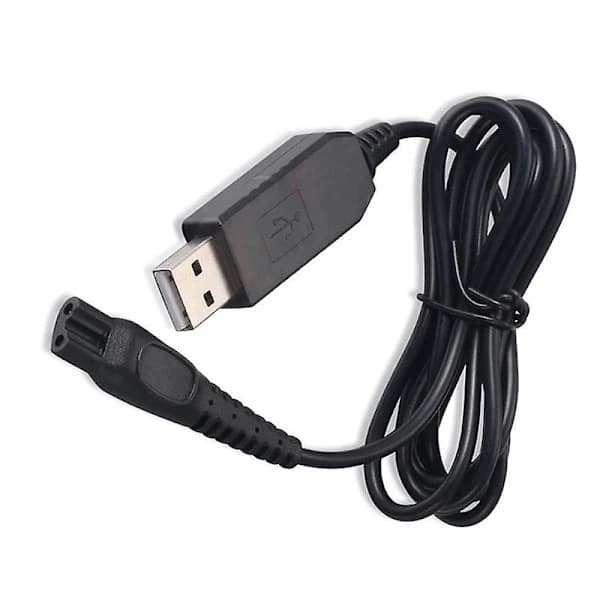 USB-opladerkabel til Philips 3000-serien BG3010/13 barbermaskiner/trimmere, sort