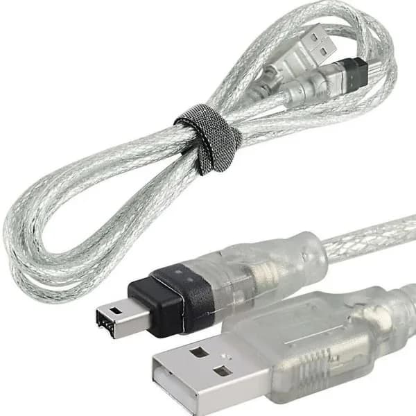 Mini DV, MiniDV USB-datakabel, FireWire, IEEE 1394 HDV-videokamera til pc-redigering.