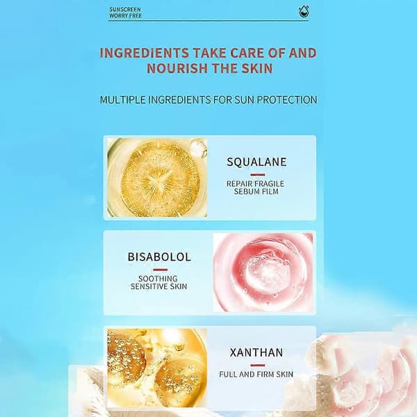 Formosa Sunscreen Lotion - Multi-effekt blegende solcreme, vandfast og svedafvisende, UVB/UVA beskyttelse, SPF 50