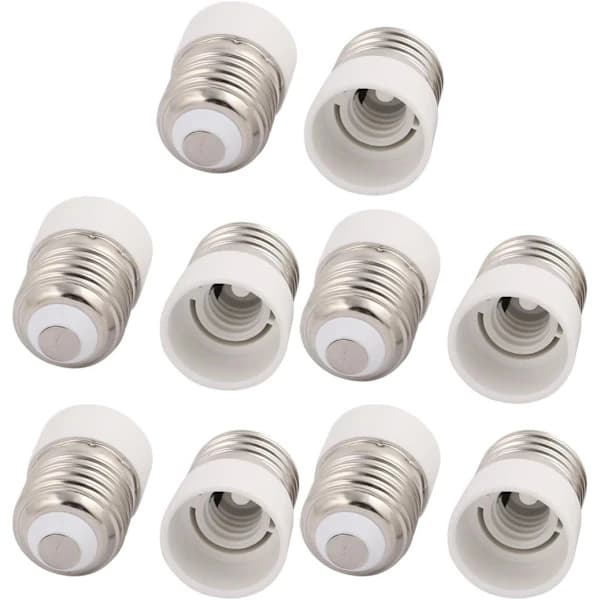10 kpl E27-E14 LED-lamppukannan sovitinmuunnin valaisimen pidike