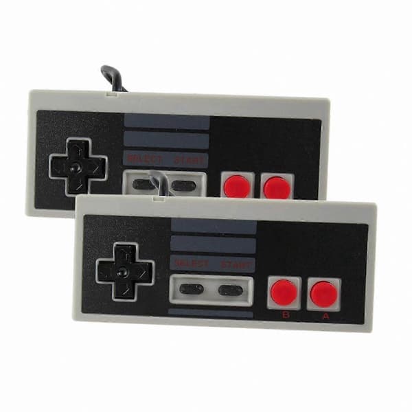 Retro spelkonsol minikontroll dubbelpack, med 3-meters förlängningskabel