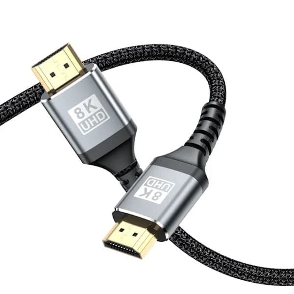 2.1 HDMI-kabel, understøtter 8K 60Hz / 4K 120Hz, 1 meter x 1 meter