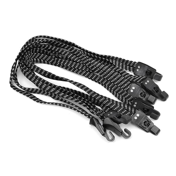 Sykkelstrikker - 2-pakning, elastiske stropper med plastkroker for sikker transport.
