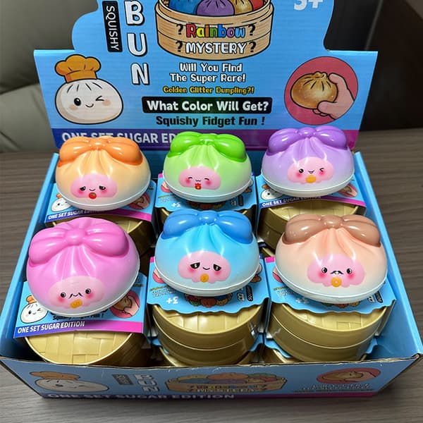 Den originale mystiske dumplingen Galaxy EditionViral Squishy B - Enhjørning Dumpling - Tilfeldig farge