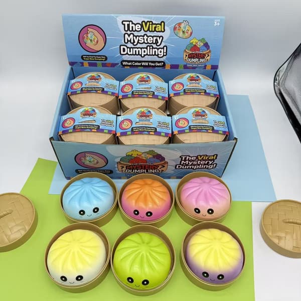 The Original Mystery Dumpling Galaxy Edition | Viral Squishy Fidget Toy Blind Box