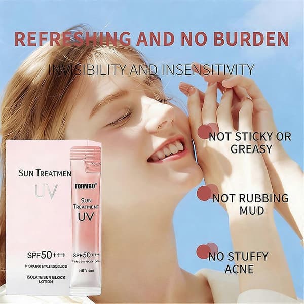 Formosa Sunscreen Lotion - Multi-effekt blegende solcreme, vandfast og svedafvisende, UVB/UVA beskyttelse, SPF 50