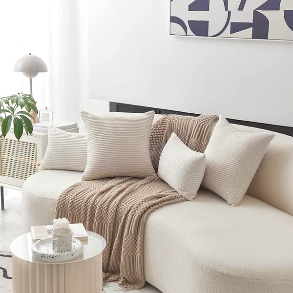 Sæt med 2 dekorative fløjls pudebetræk Bløde pudebetræk til sofa hjem stue soveværelse seng Green 30*50cm