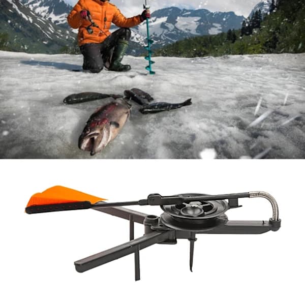 Vinterfiskeutrustning Tip Ups Indikatorer med Spön Flaggor för Fiske