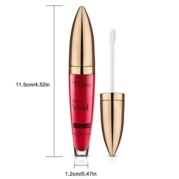 Matt til skimmer flytende leppestift, langvarig lipgloss, glansfull vanntett leppestift