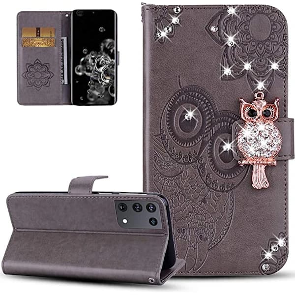 Kompatibel med Samsung Galaxy S22 Plus 5G Cover Kvinder Glitter