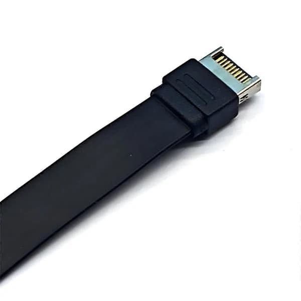 Liittimet USB 3.2 etupaneelin jatkokaapeli, GEN2x2 ohjauslevykaapeli TYPE-E - rungon Type-C etu C