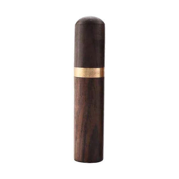 12x Bærbar tannpirkerholder i tre for reise Light/1PC