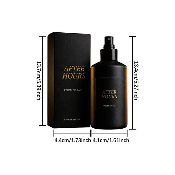 After Hours Rum-spray | 100 ml | Duftspray til hjemmet | Lugtfjerner til soveværelse & tekstiler 1 stk.
