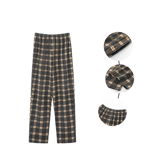 Miesten pyjamahousut, erittäin kevyet, nukkumiseen 7804 L