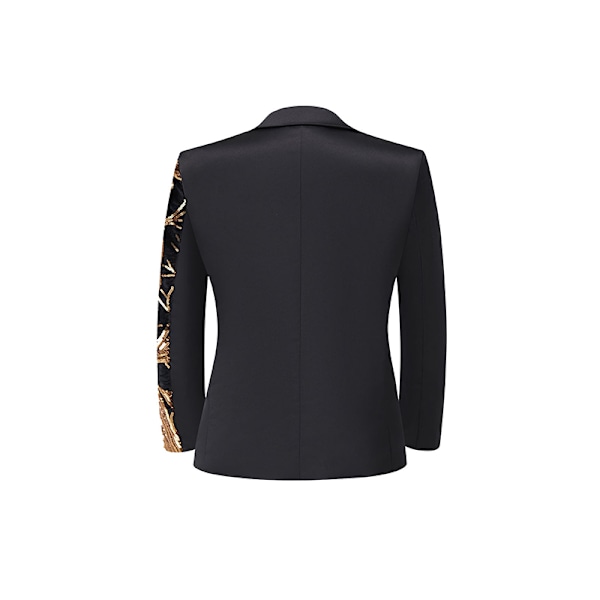 Pojkars Slim Fit Kostymjacka, Smokingjacka, Formell gold 12