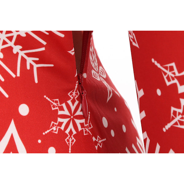 Kvinne Mote V-Hals Avslappet Passform Jul Cosplay Kostyme Trykt Kjole XL