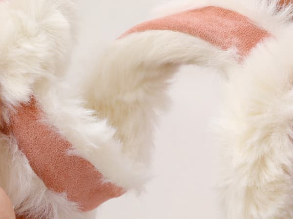 Ørevarmere til vinter - Kvinder og Mænd - Bløde Ørevarmere - Ørebeskyttelse pink