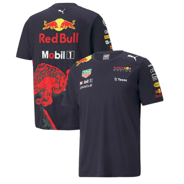 F1-kilpa-moottoripyörälyhyt hiha, nopeasti kuivuva pyöreäkauluksinen lyhythihainen T-paita Color#1 6XL