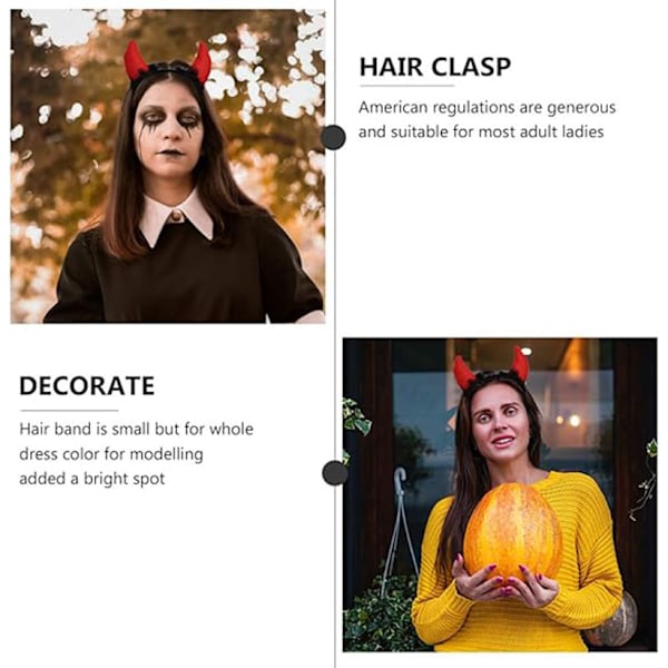 3 stk. Djævel-Engle Kostume Kit, Halloween Demon Vinger Party Cosplay Klæd-Ud Tilbehør Devil Set