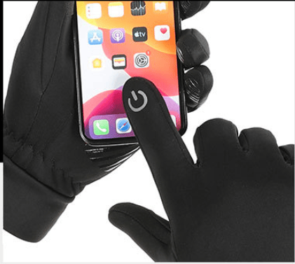 Kid Gloves Børne Touchscreen Handsker - Vintervarme Handsker til Koldt Vejr black