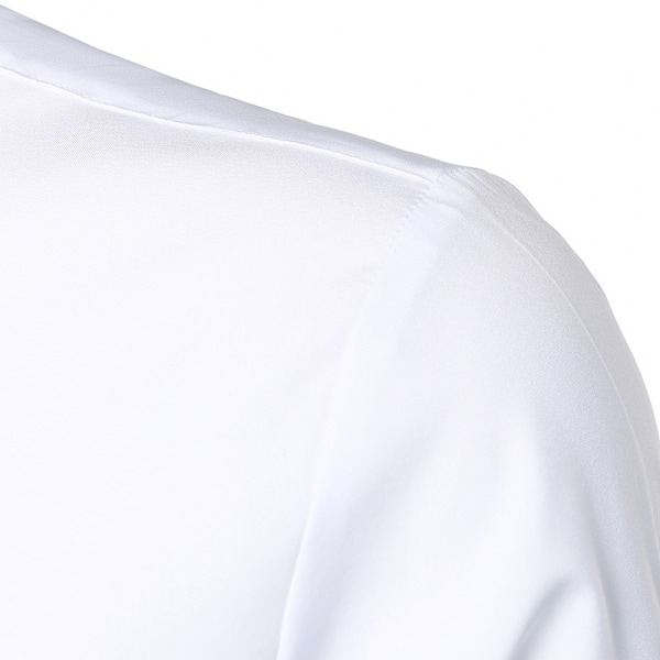 Miesten Tuxedo-paidat Slim Fit Rypytetty Hää- ja Illallinen Yläosat white S