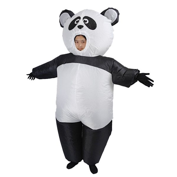 Rolig Uppblåsbar Djurdräkt Halloween Cosplay Set panda