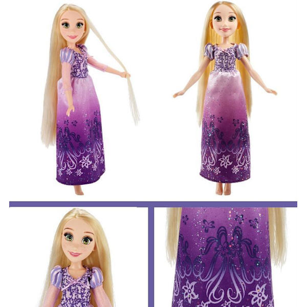 Prinsessdockor, Snövit poserbar modedocka Rapunzel