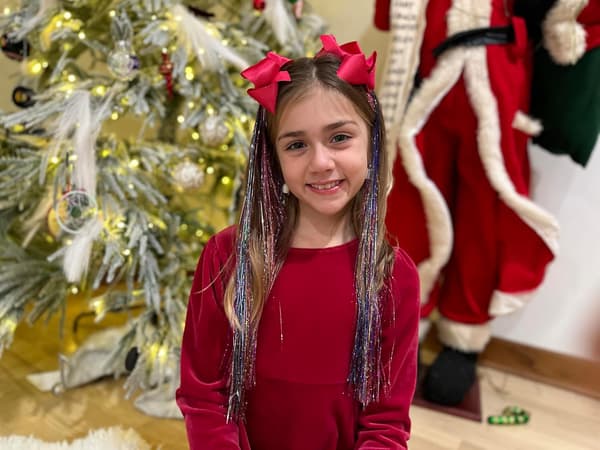 Clip-in Tinsel Hårextensions til Børn, Glitter Hårextensionsklips