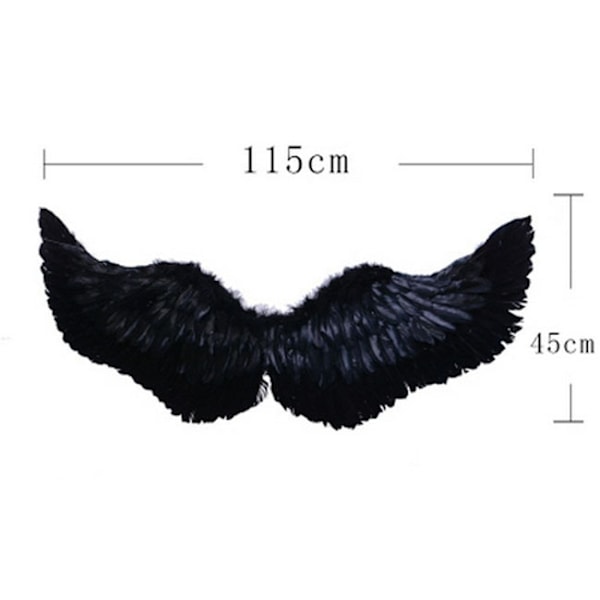 3 stk. Djævel-Engle Kostume Kit, Halloween Demon Vinger Party Cosplay Klæd-Ud Tilbehør Deer Set
