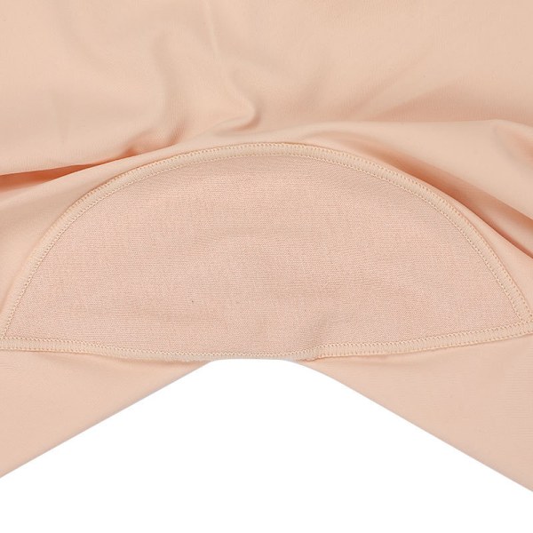 Korkeavyötäröiset pitkät naisten vartalonmuotoilevat alushousut beige M