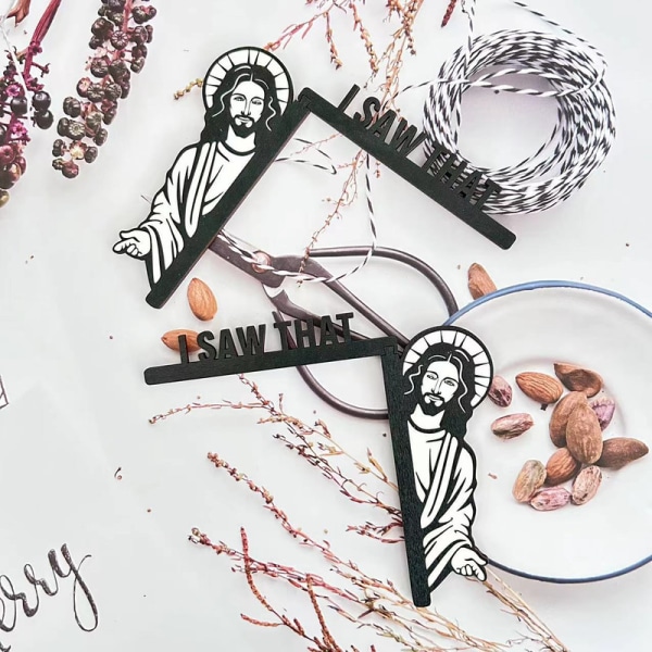 Hauska Jeesus-ovikyltti, UUSI Jeesus Näin Sen Luova Koti Sisustus Black Right
