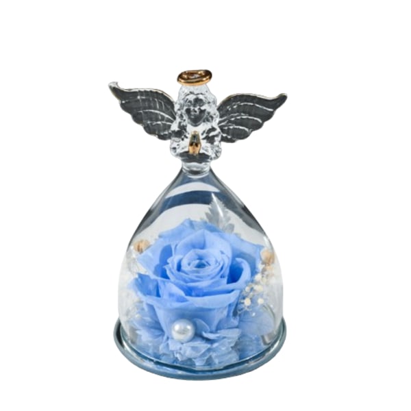 Konserverade Blommor Present till Alla Hjärtans Dag blue
