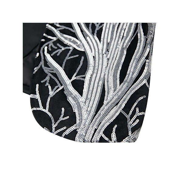 Poikien Slim Fit -puvutakki, muodollinen smokkipuku silver 16